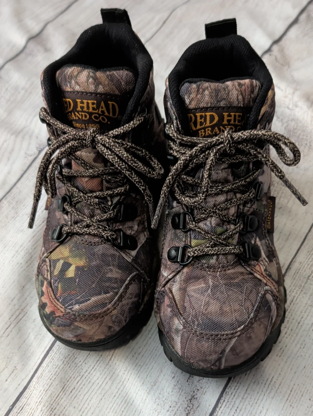 RedHead Kids Camo Boot in Brown/Black